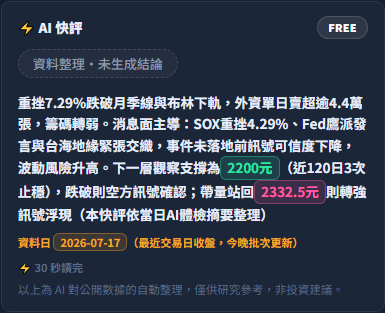 AI 分析中心 截圖